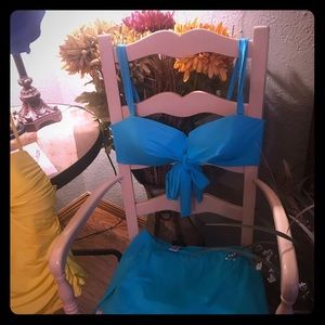 Coco Reef Teal two piece Swimsuit